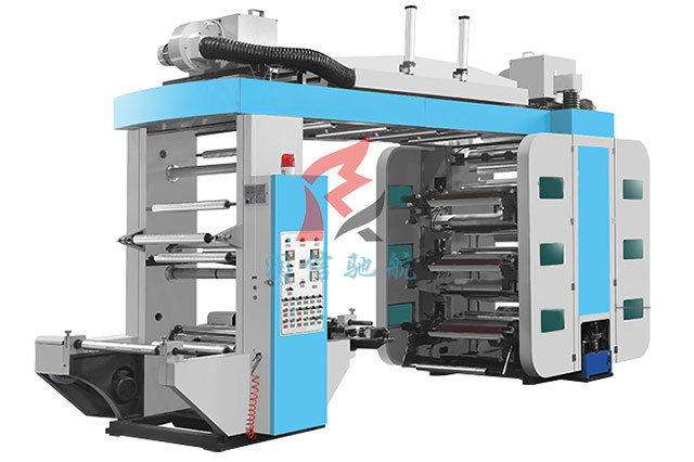 Six-color flexographic press