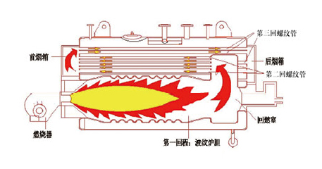 卧式锅炉结构图解图片